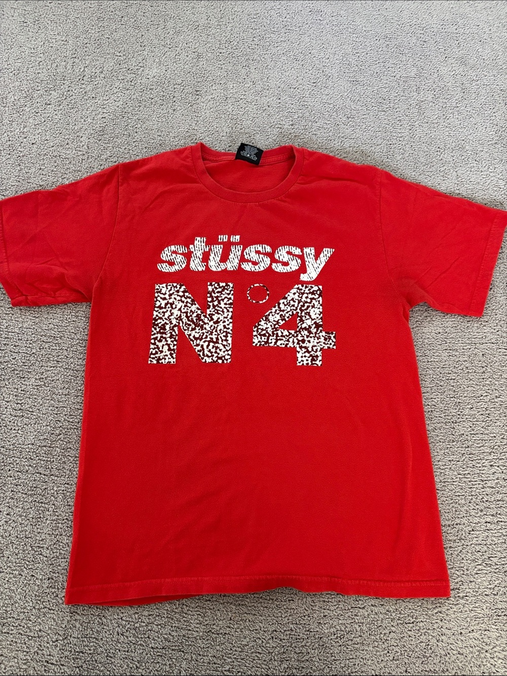 Stussy Red Graphic N°4 Short Sleeve Tee